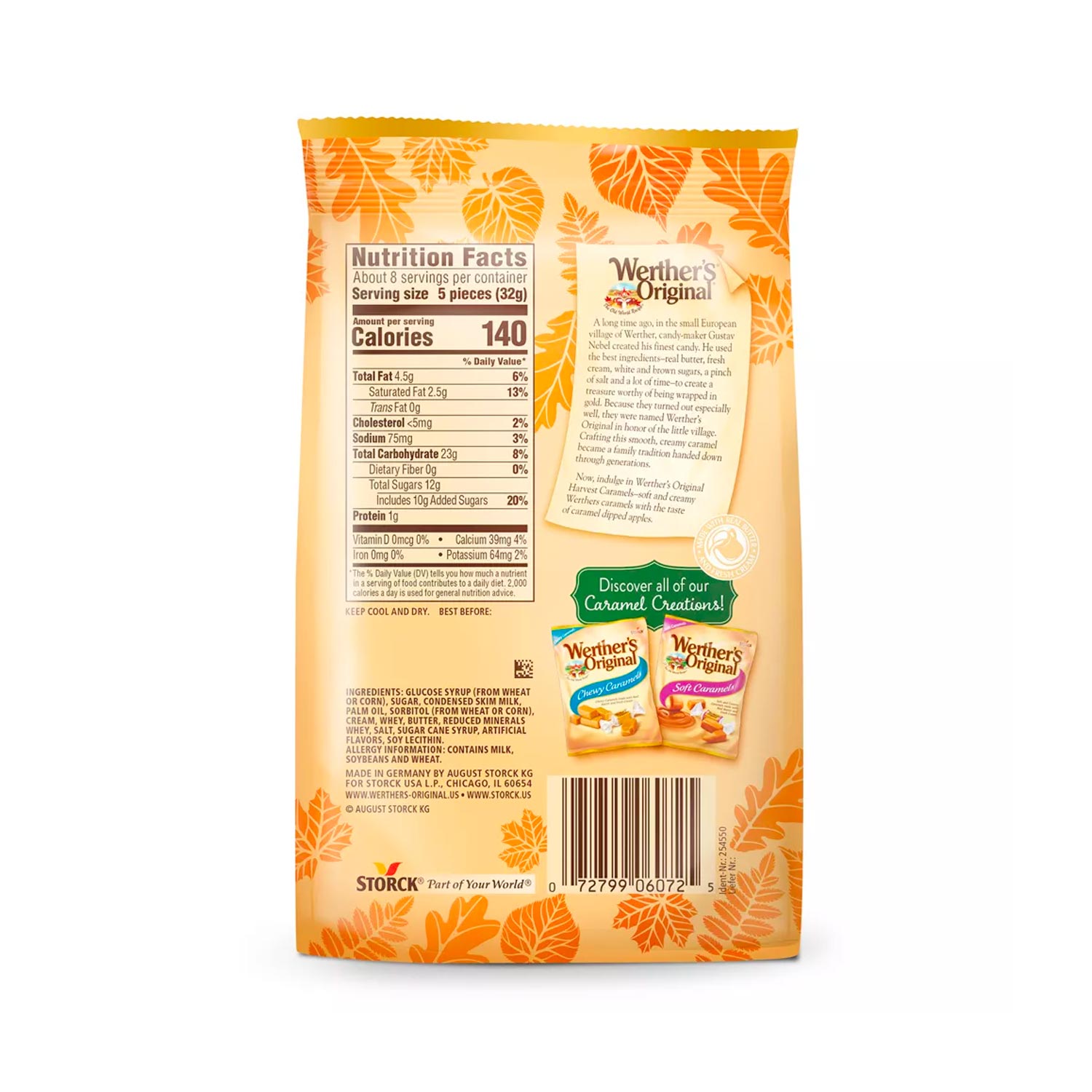 Halloween Harvest Caramel Apple Soft Caramels - 8.57oz - Image 2
